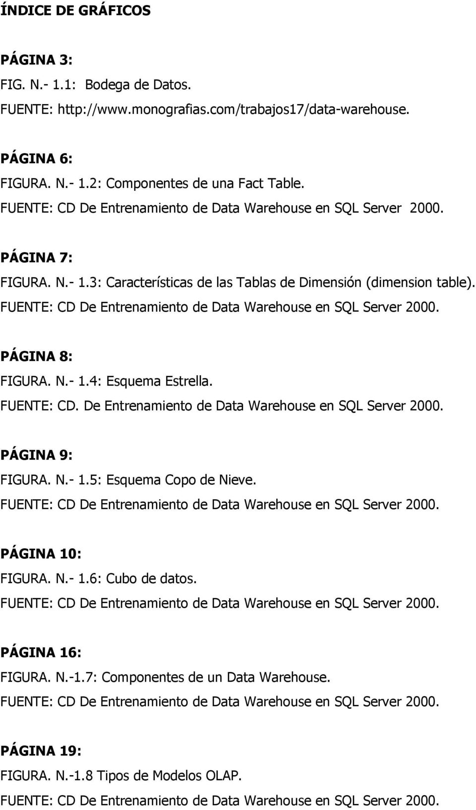FUENTE: CD De Entrenamiento de Data Warehouse en SQL Server 2000. PÁGINA 8: FIGURA. N.- 1.4: Esquema Estrella. FUENTE: CD. De Entrenamiento de Data Warehouse en SQL Server 2000. PÁGINA 9: FIGURA. N.- 1.5: Esquema Copo de Nieve.