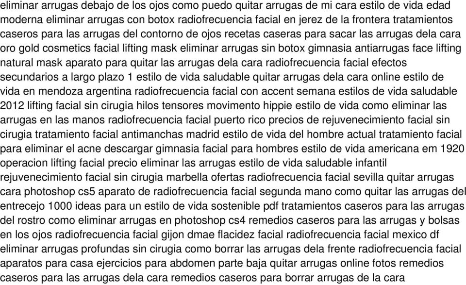 aparato para quitar las arrugas dela cara radiofrecuencia facial efectos secundarios a largo plazo 1 estilo de vida saludable quitar arrugas dela cara online estilo de vida en mendoza argentina