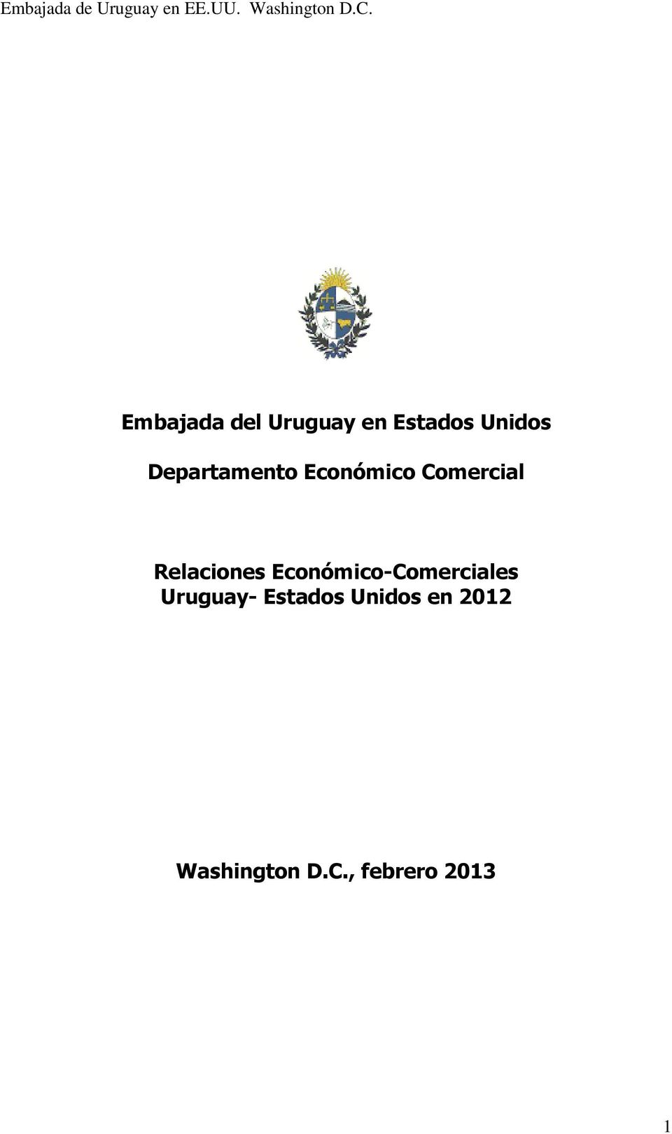 Relaciones Económico-Comerciales Uruguay-