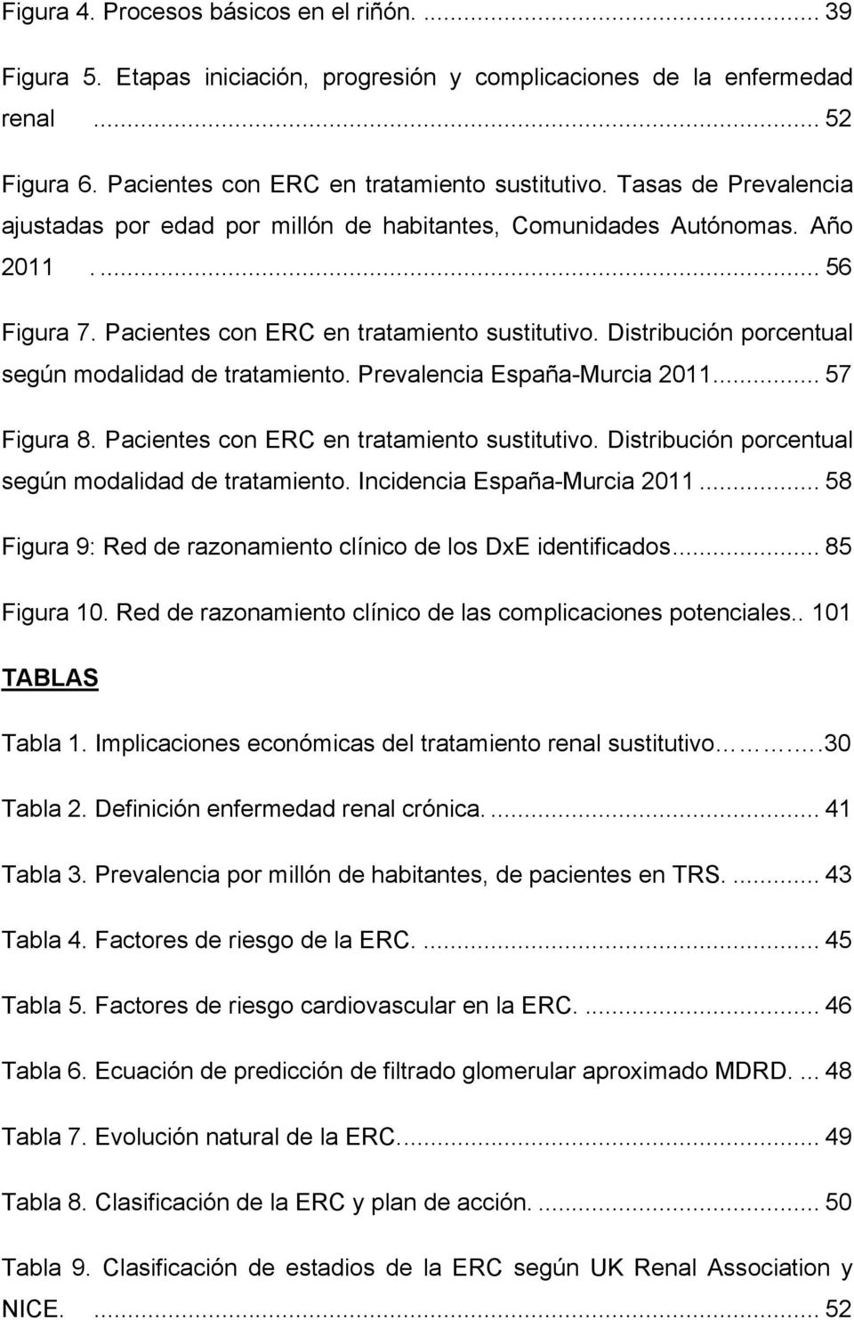 Distribución porcentual según modalidad de tratamiento. Prevalencia España-Murcia 2011... 57 Figura 8. Pacientes con ERC en tratamiento sustitutivo.