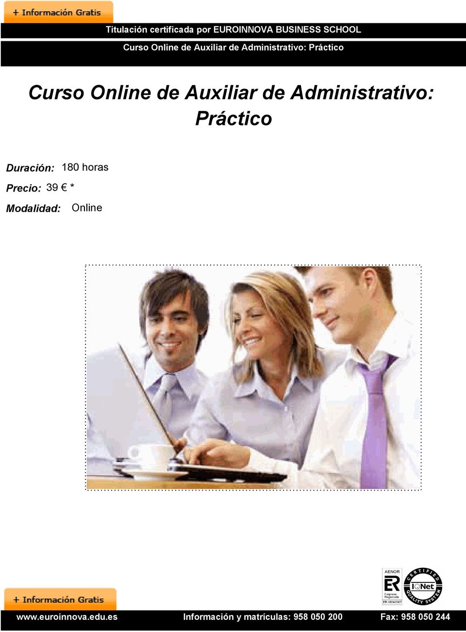 Práctico Curso Online de Auxiliar de Administrativo: