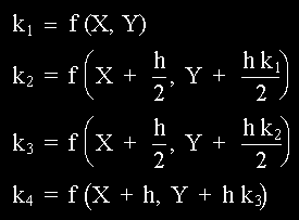 Un método de Runge-Kutta para resolver ecuaciones diferenciales ordinarias de primer orden con error del orden de, de uso tan frecuente que en la literatura sobre métodos numéricos se le llama