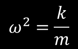 Movimiento Armónico Simple (MAS) Si combinamos la ley de Hooke (la fuerza que siente una masa m unida al extremo de un resorte de constante elástica k) con la segunda ley de Newton obtenemos una