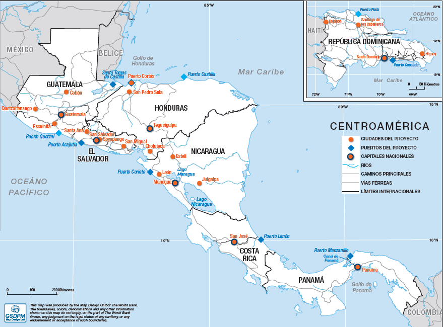 Doing Business en Centroamérica y la República Dominicana 2015 22 ciudades y 10 puertos 7 capitales 15 subnacionales 7 puertos principales y 3 puertos secundarios 4 Indicadores de