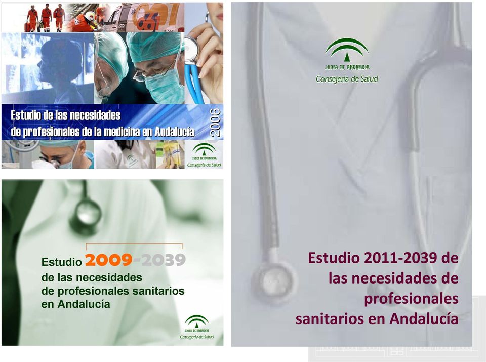 necesidades de profesionales sanitarios en Andalucía