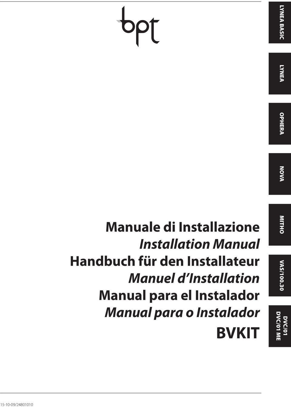 el Instalador Manual para o Instalador VKIT LYNEA ASIC