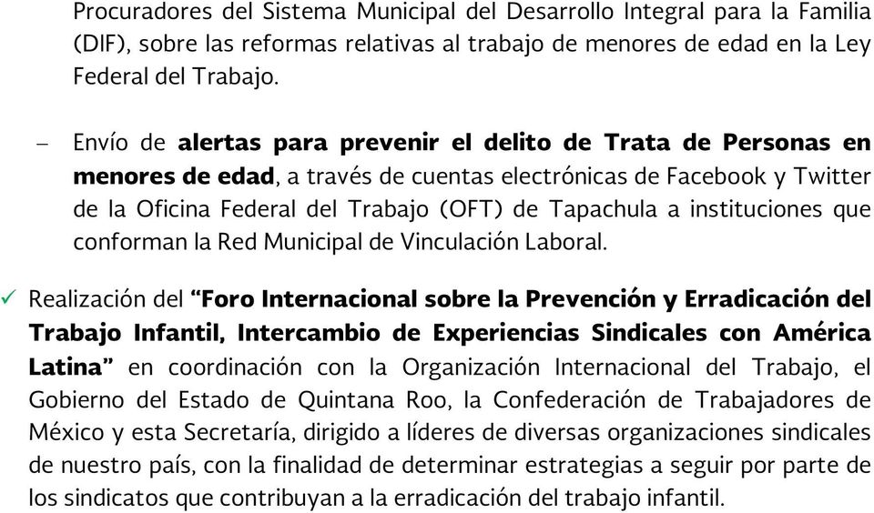 instituciones que conforman la Red Municipal de Vinculación Laboral.