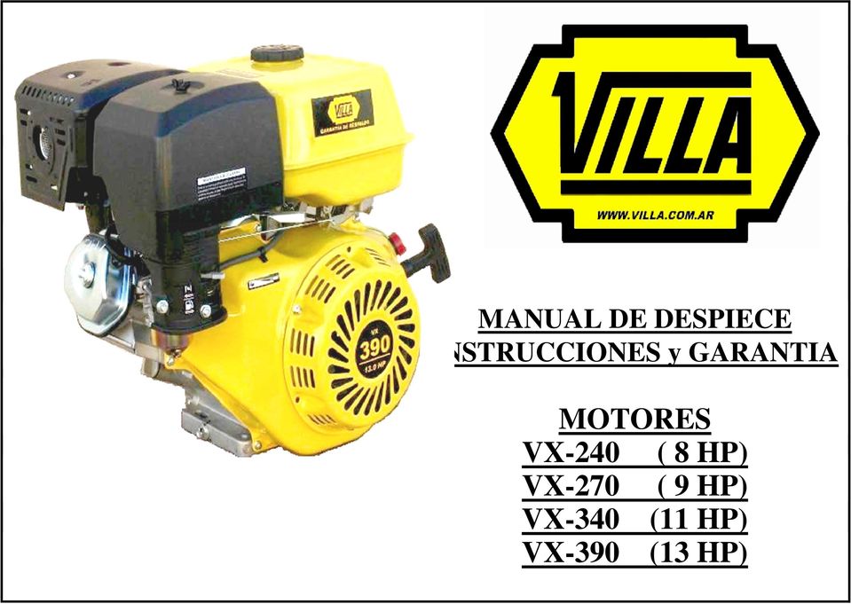 MOTORES VX-240 ( 8 HP)