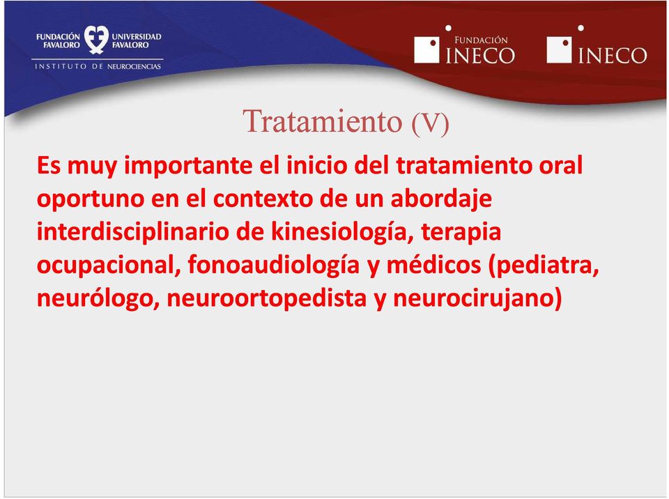 interdisciplinario de kinesiología, terapia ocupacional,