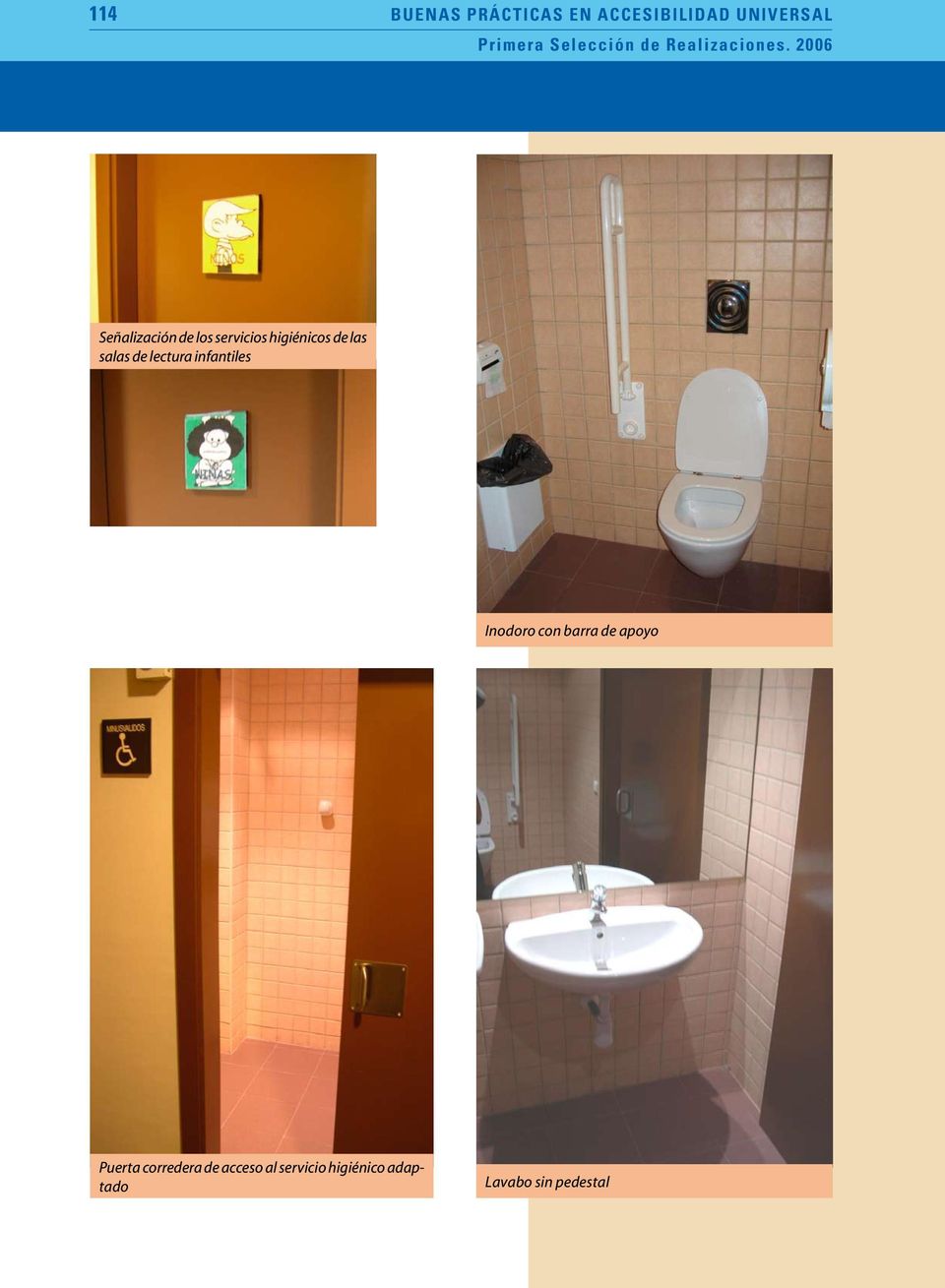 2006 Señalización de los servicios higiénicos de las salas de