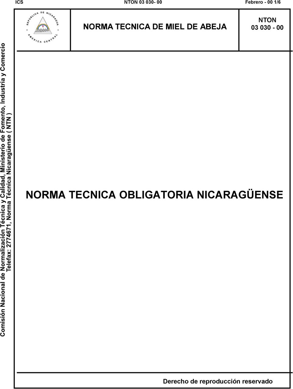 030-00 NORMA TECNICA OBLIGATORIA