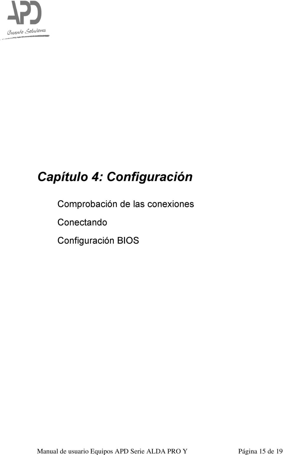 Conectando Configuración BIOS Manual