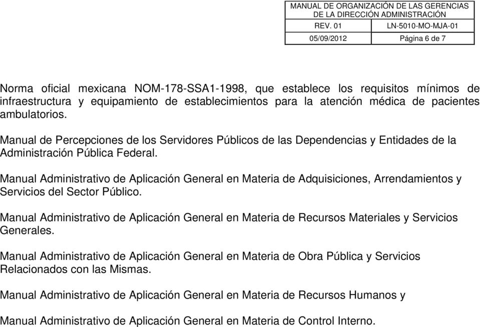 Manual de Percepciones de los Servidores Públicos de las Dependencias y Entidades de la Administración Pública Federal.