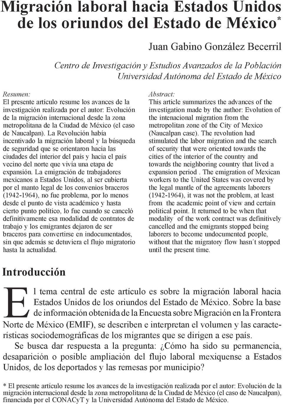 México (el caso de Naucalpan).