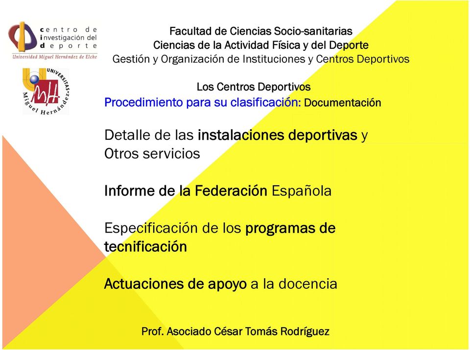 servicios Informe de la Federación Española
