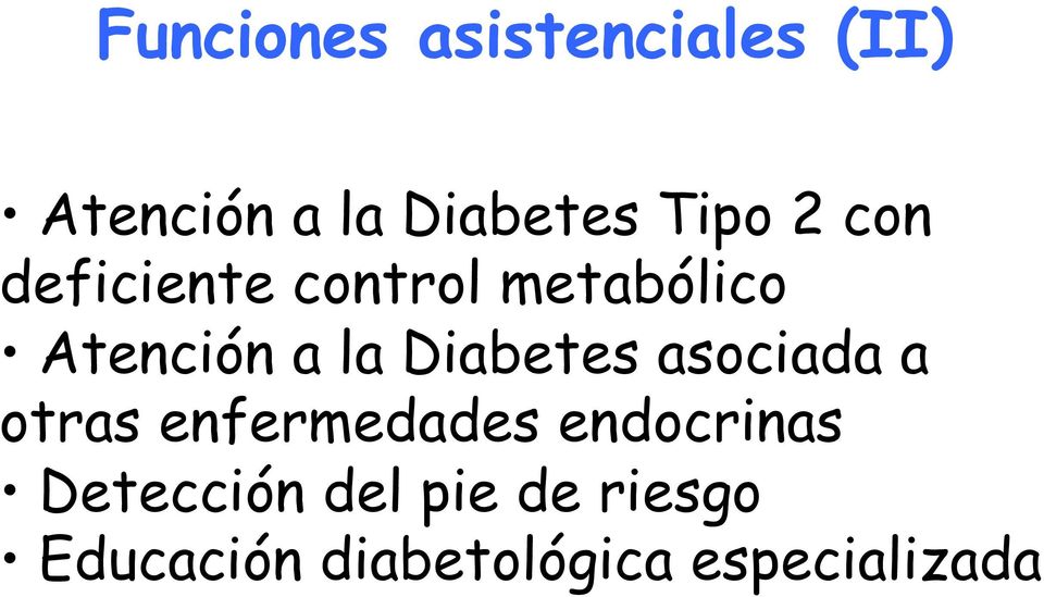 Diabetes asociada a otras enfermedades endocrinas