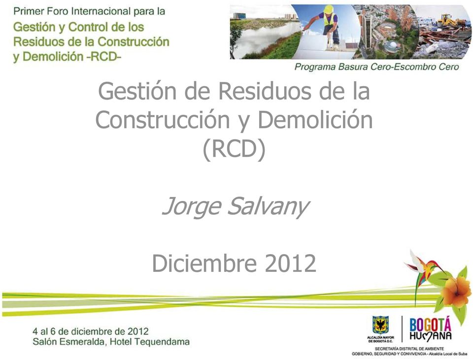 Demolición (RCD)