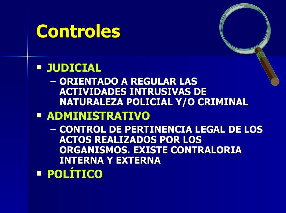 ADMINISTRATIVO CONTROL DE PERTINENCIA LEGAL DE LOS ACTOS