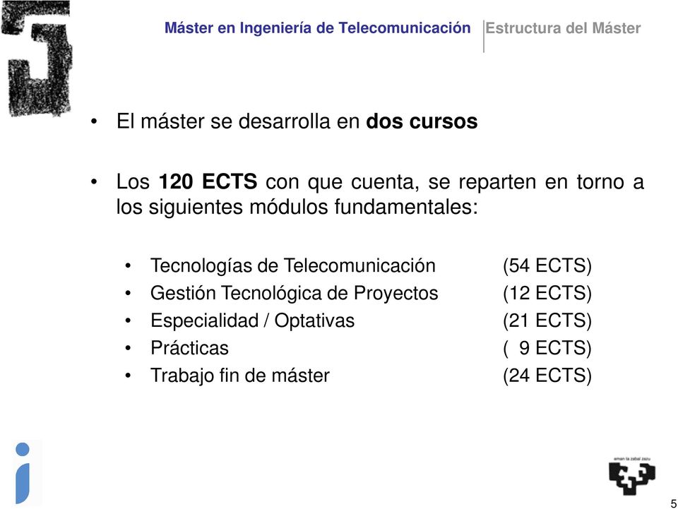 fundamentales: Tecnologías de Telecomunicación (54 ECTS) Gestión Tecnológica de Proyectos