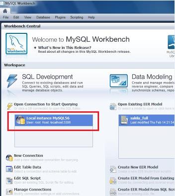 Crear tabla en base de datos de MySQL Server 5.
