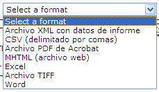 4. Consultas Reportes exportables a formato Excel, Pdf, Word.