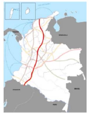 El PEIIT (Mintransporte, 2014) presenta 3 escenarios de intervención para el desarrollo de la infraestructura de transporte que permita el intermodalismo en el horizonte de tiempo corto, mediano y de