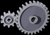 Engranajes: Tema 5: Componentes de un Sistema de Control II Son conjuntos de ruedas dentadas. También tenemos trenes de engranajes. 6. Elementos actuadores.