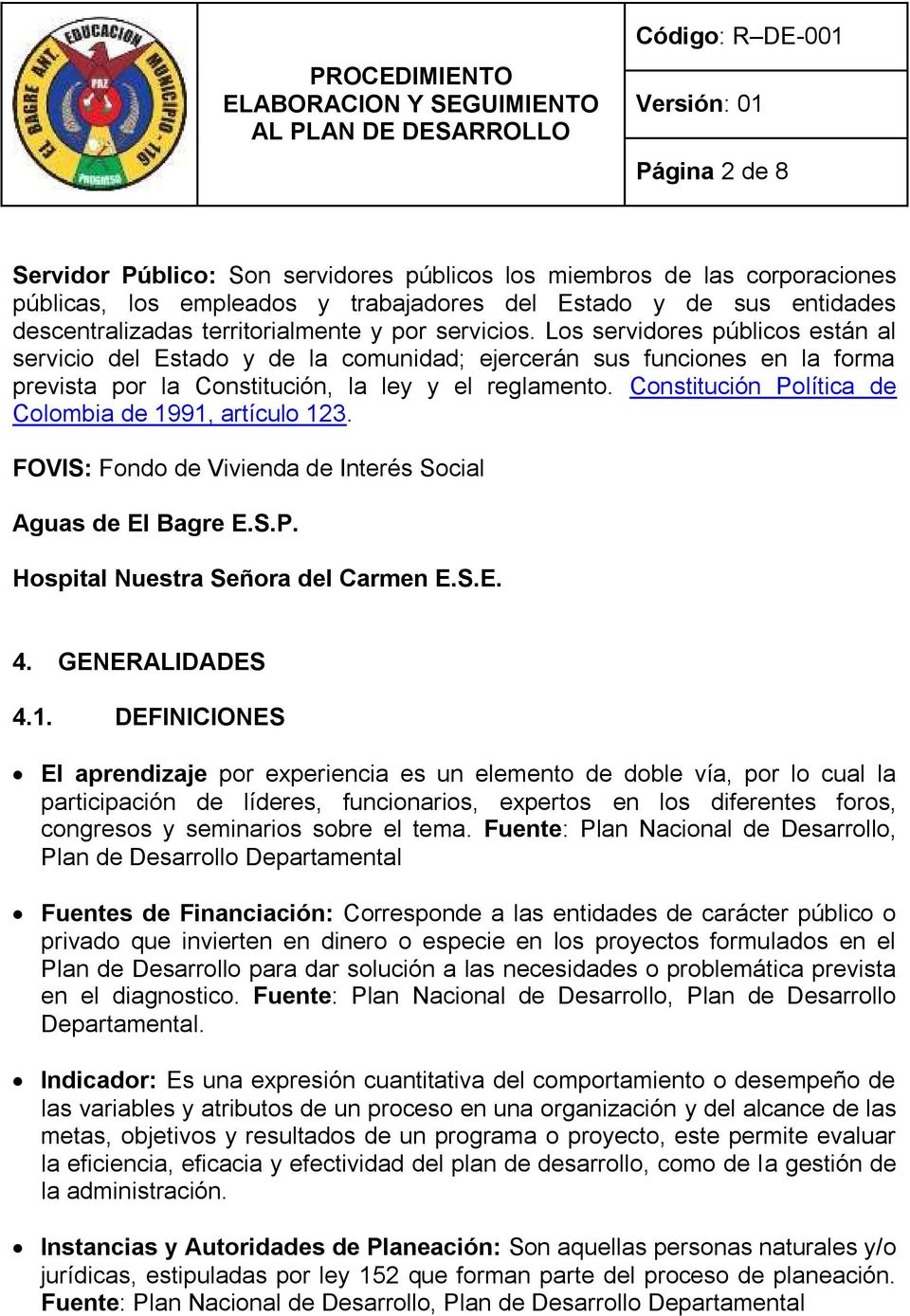 Constitución Política de Colombia de 19