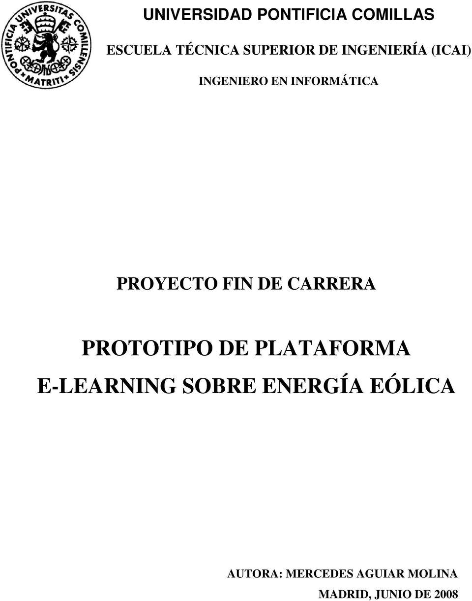 DE CARRERA PROTOTIPO DE PLATAFORMA E-LEARNING SOBRE
