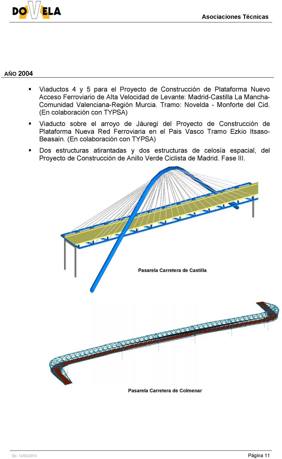 (En colaboración con TYPSA) Viaducto sobre el arroyo de Jáuregi del Proyecto de Construcción de Plataforma Nueva Red Ferroviaria en el Pais Vasco Tramo Ezkio