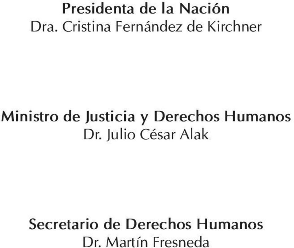 Justicia y Derechos Humanos Dr.