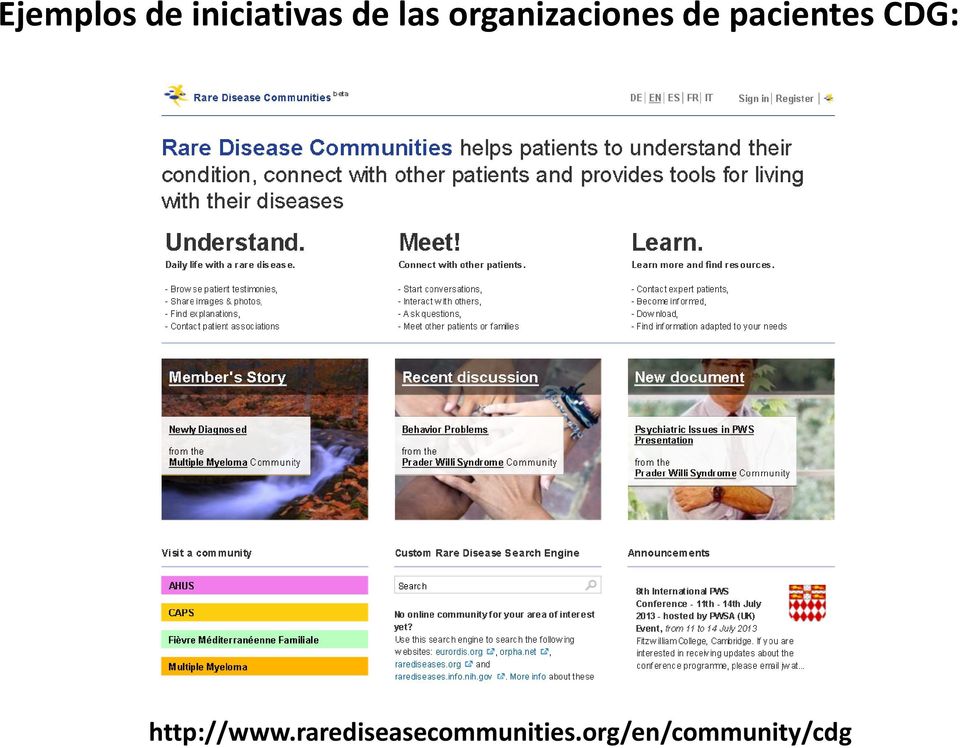 pacientes CDG: http://www.
