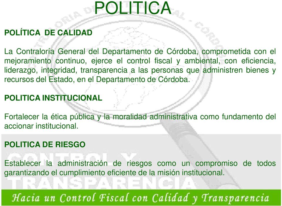 Departamento de Córdoba.