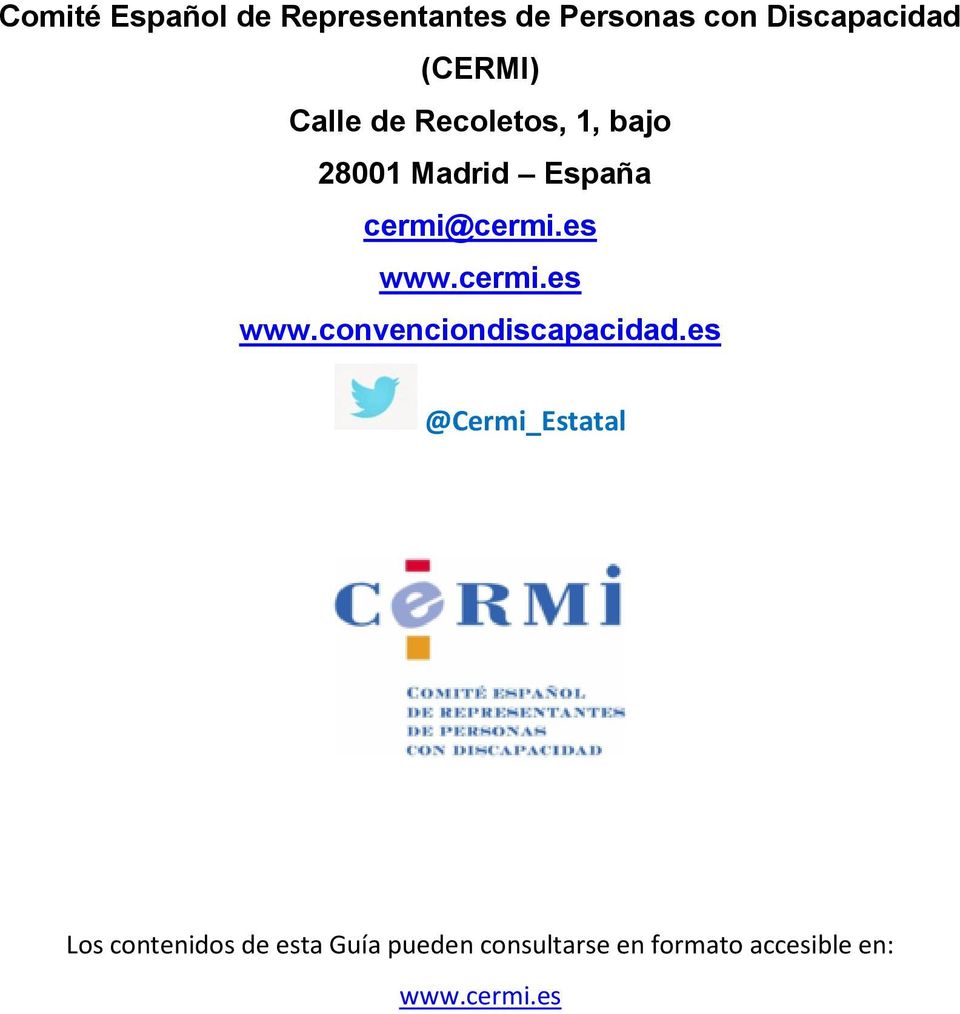 es www.cermi.es www.convenciondiscapacidad.