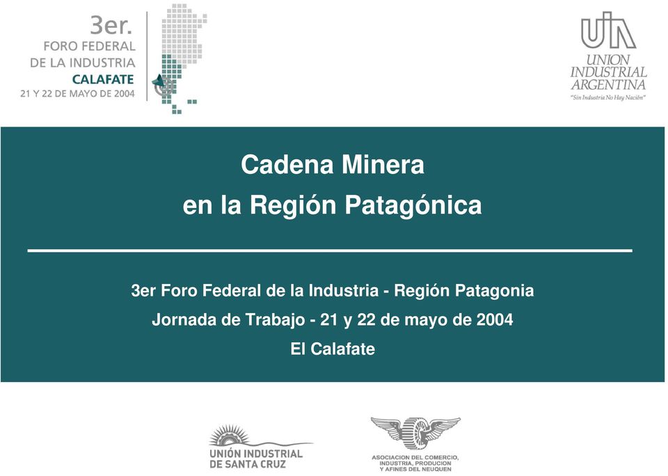 Industria - Región Patagonia Jornada