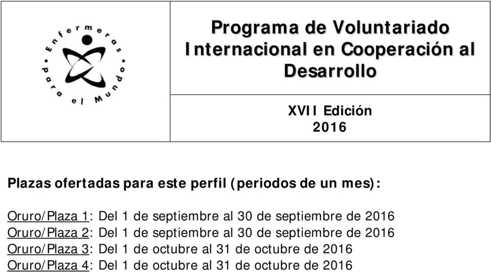 de septiembre al 30 de septiembre de Oruro/Plaza 3: Del 1 de octubre