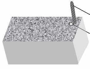 Segundas Jornadas de Investigación y Transferencia - 2013 Barra existente Perforación para anclaje de barra de nivel superior Esquema 1: Anclaje de barras para prolongación de columna.
