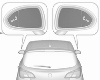 Conducción y manejo 173 Alerta de punto ciego lateral El sistema de alerta de punto ciego lateral detecta e informa de objetos a cualquier lado del vehículo, dentro de una zona especificada de "punto