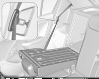 70 Portaobjetos Compartimento de carga Ampliación del compartimento de carga El respaldo trasero se puede enclavar en dos posiciones. Al transportar objetos voluminosos, bloquee en posición vertical.