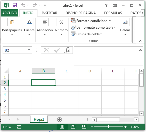 2. Introducción a la hoja de cálculo: Un libro de trabajo en Excel se compone de Hojas, a su vez estas se conforman de columnas (A,B,C ) y Filas (1,2,3 ); cuando se cruza una columna con una fila, se