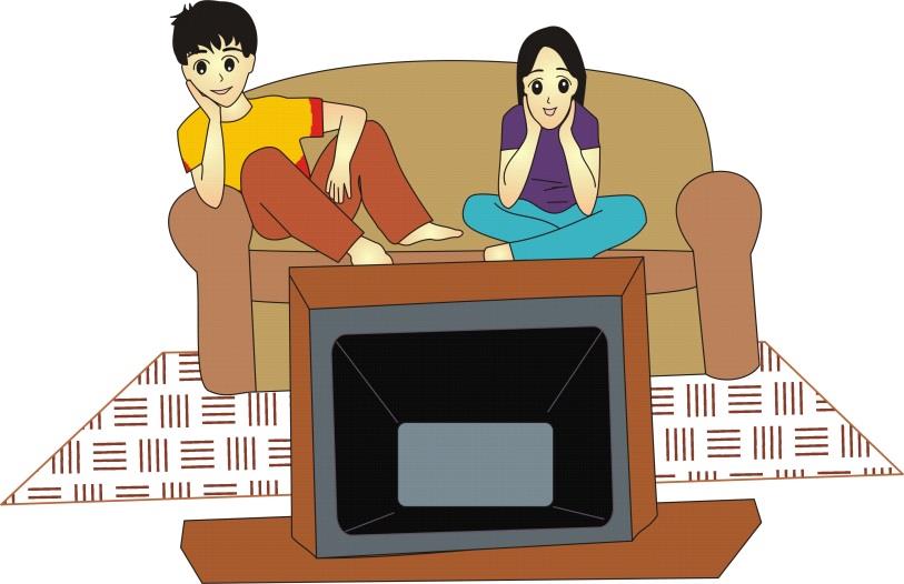 José y Ana están viendo la televisión con sus papás En un anuncio, se emite la frase: Te levanta