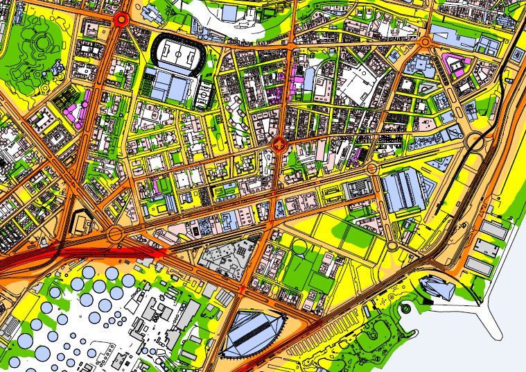 Documento Resumen: Mapas Estratégicos de Ruido de la Aglomeración de Santa Cruz de Tenerife Página 12 de 15 detectado afección por ruido industrial en el barrio de Cueva Bermeja, barrio que no está