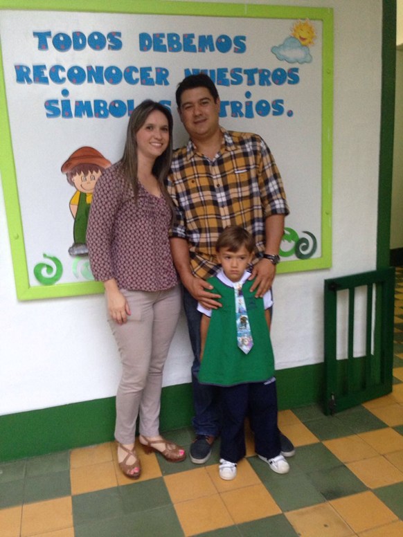 Familia Ramírez Restrepo, Isaac del grupo de Jardín.