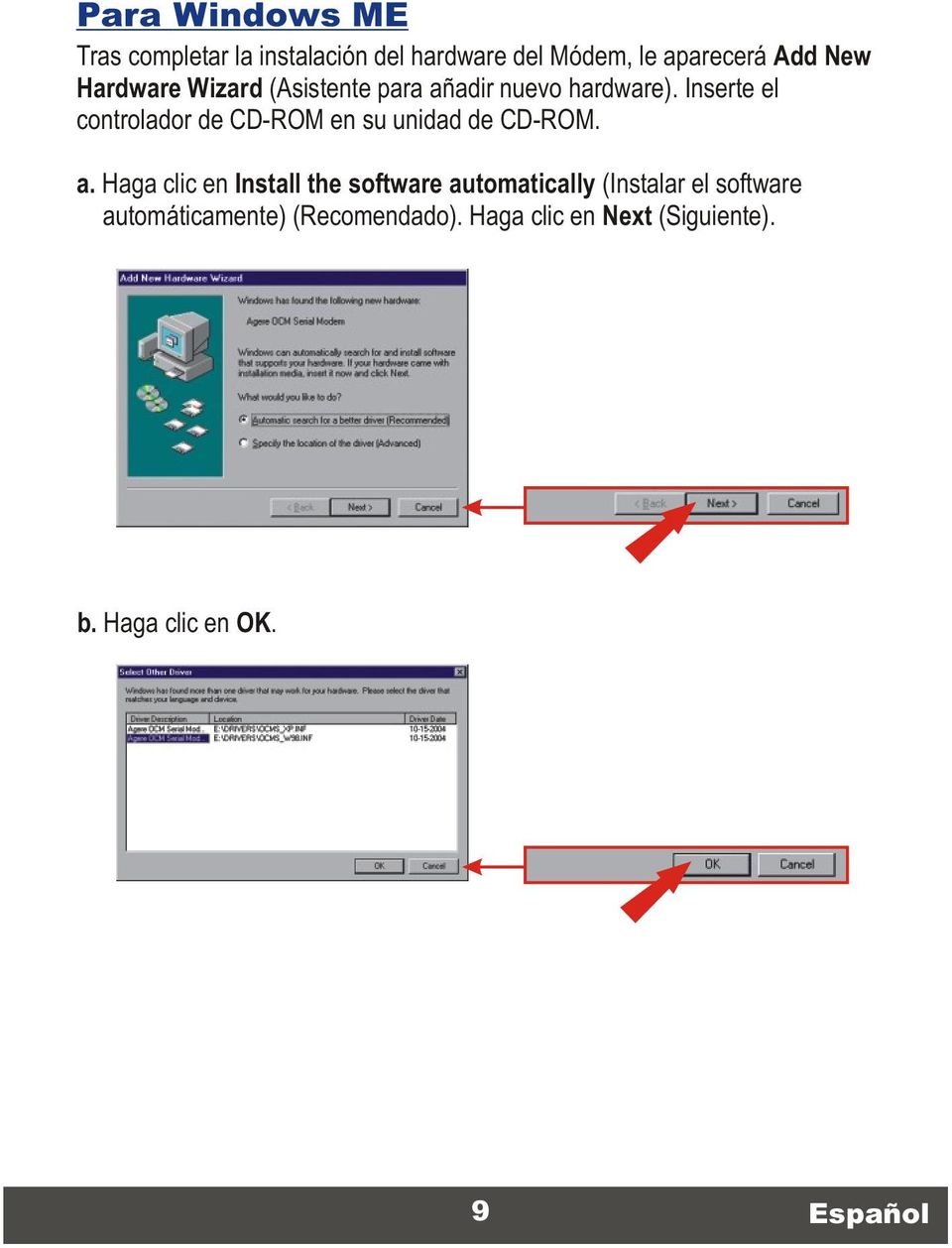 Inserte el controlador de CD-ROM en su unidad de CD-ROM. a.