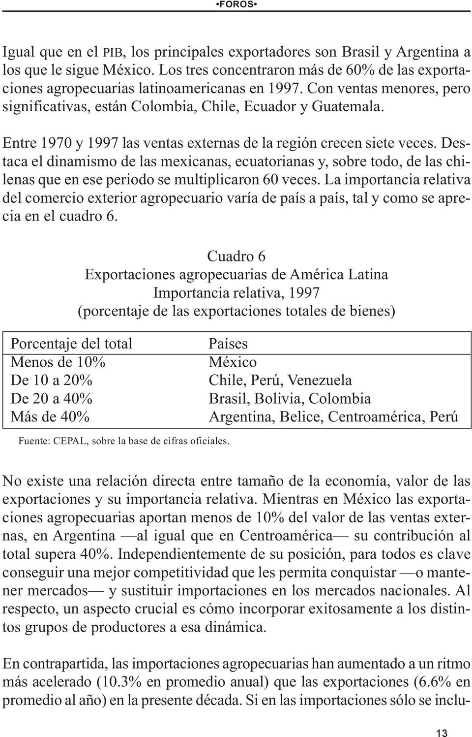 Destaca el dinamismo de las mexicanas, ecuatorianas y, sobre todo, de las chilenas que en ese periodo se multiplicaron 60 veces.