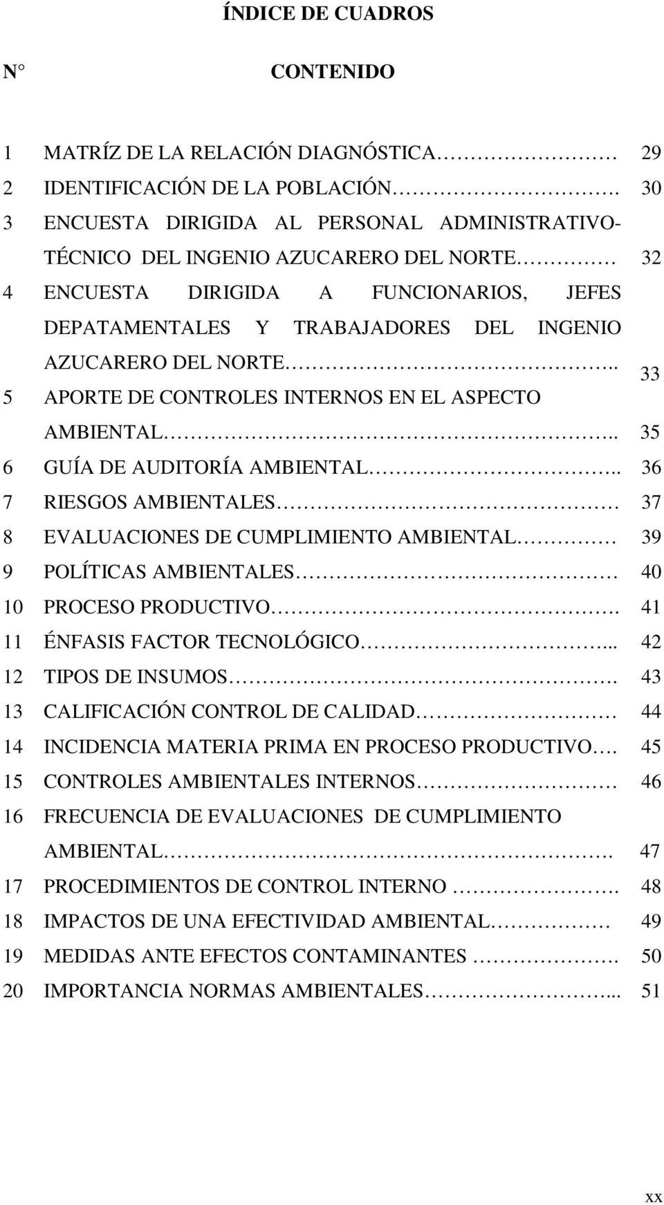 . 33 5 APORTE DE CONTROLES INTERNOS EN EL ASPECTO AMBIENTAL.. 35 6 GUÍA DE AUDITORÍA AMBIENTAL.