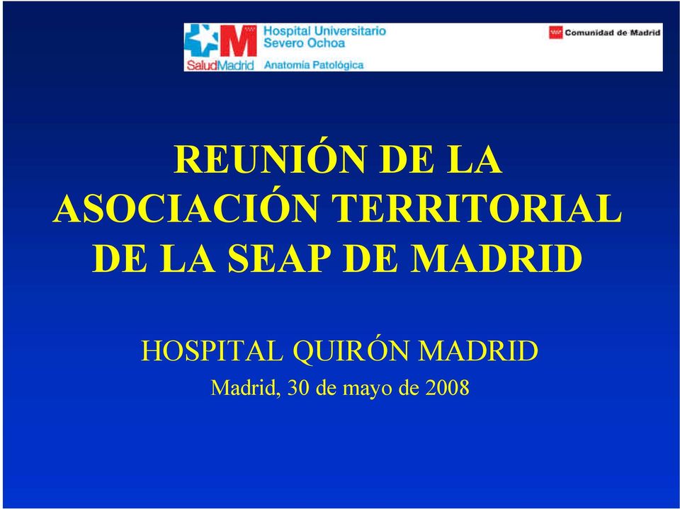 MADRID HOSPITAL QUIRÓN