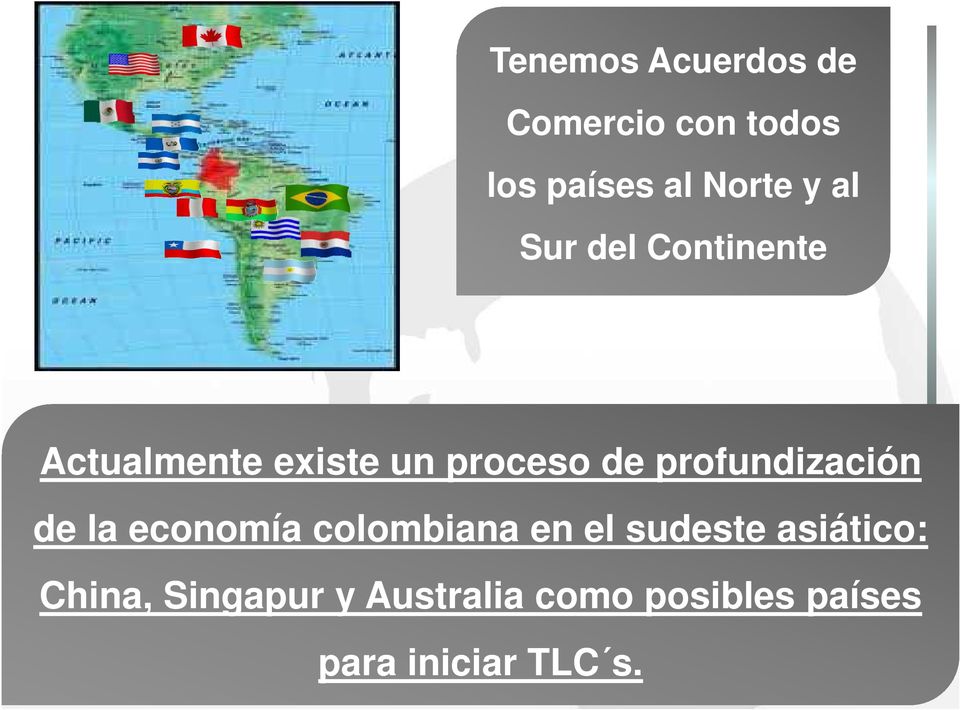 profundización de la economía colombiana en el sudeste