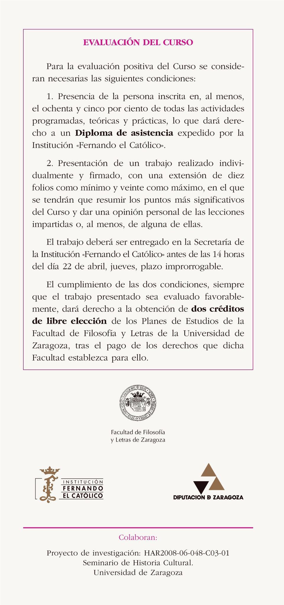 Institución «Fernando el Católico». 2.