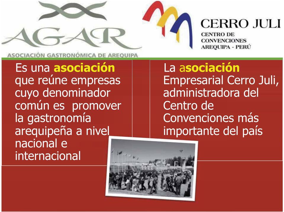 nacional e internacional La asociación Empresarial Cerro